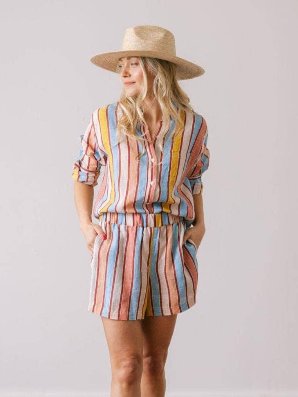 Seaplane Stripe Bermuda Shorts